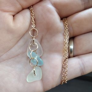 Sea glass necklace